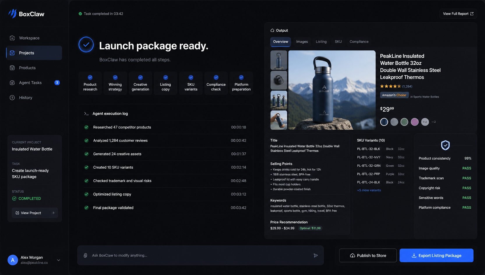 Launch package ready